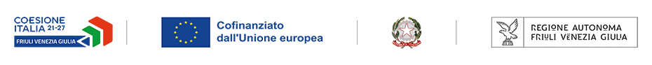 Coesione Italia 21-27 Friuli Venezia Giulia, cofinanziato dall'Unione Europea